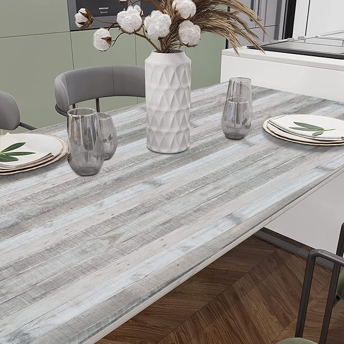 Wenmer Grey Wood Peel and Stick Shiplap Wallpaper - 17.71