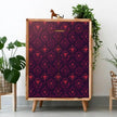 FLFK Gothic Wallpaper Peel and Stick Dark Red Wallpaper 16