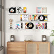 Picture Ledge Shelf, Floating Shelves Set of 2, 36 Inches Nursery Book Shelves for Toys Storage, Kids Bookshelf Wall Mounted for Living Room Bedroom Decor Books Photo Frames, White