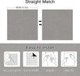 Guvana Grasscloth Peel and Stick Wallpaper Grey Textured Contact Paper Modern Removable Self Adhesive Wall Paper Thicken Fabric Faux Linen Wallpaper for Bathroom Living Room Cabinets 78.7inx15.7in