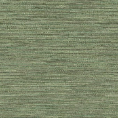 Tempaper Textured Green Horizontal Faux Grasscloth Removable Peel and Stick Wallpaper, 20.5 in X 16.5 ft, Made in The USA