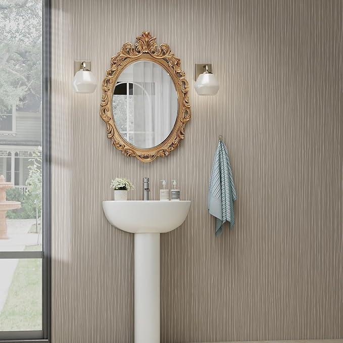 Timeet Modern Peel and Stick Wallpaper Self Adhesive Wallpaper 17.3