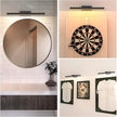 PESUTEN Picture Light Battery Operated, 16in Wireless Art Light for Paintings CCT Dimmable Recharging Battery Picture Light with Remote Control for Gallery Dartboard Art Bedroom Bathroom 2pcs Black