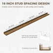 Axeman 72 Inch Floating Shelves | Picture Ledge Shelf Set of 2 | Rustic Brown Wall Shelves with Lip | Brown Picture Shelf for Wall with Ledge | Photo Ledges 72 Inch
