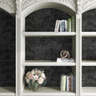 LACHEERY Velvet Wallpaper Black Velvet Peel and Stick Wallpaper 15.8