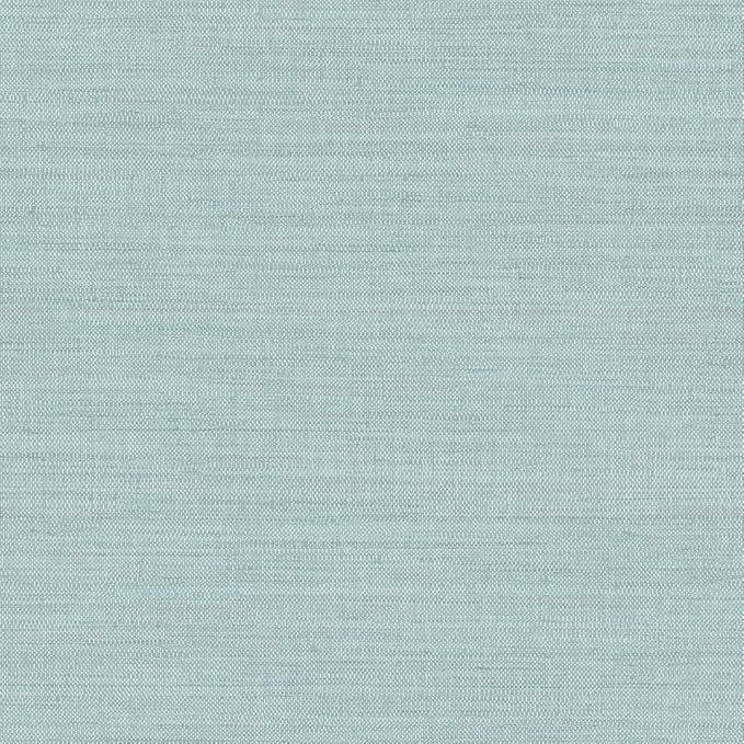 Tempaper Textured Seaglass Green Horizontal Faux Grasscloth Removable Peel and Stick Wallpaper, 20.5 in X 16.5 ft, Made in The USA