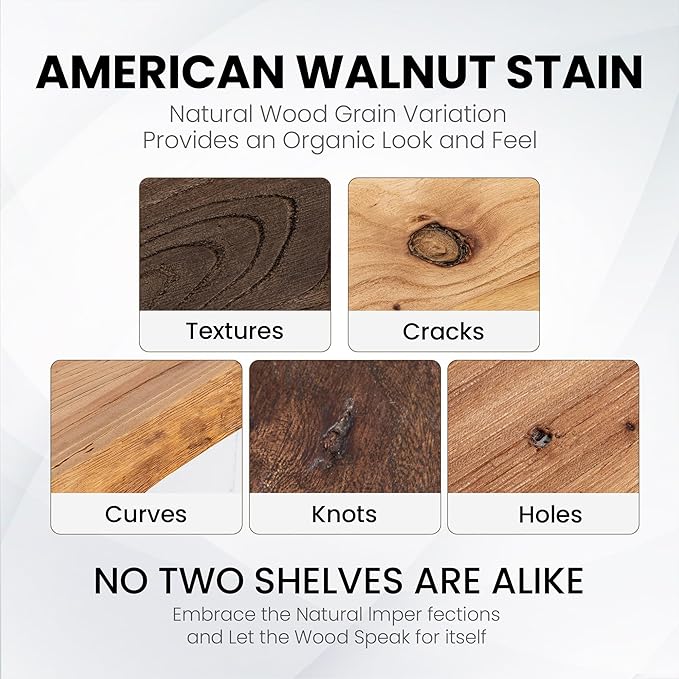 Floating Shelves for Wall, Live Edge 40