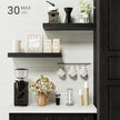 Vivelove Black Bathroom Shelves Over Toilet, 16