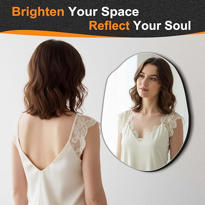 Delma Irregular Wall Mirror, 24