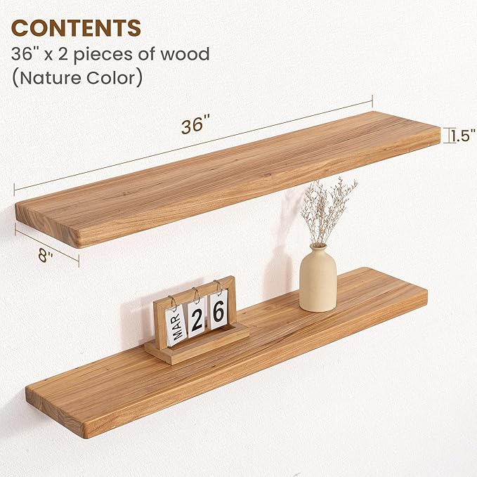Floating Shelves for Wall, 36