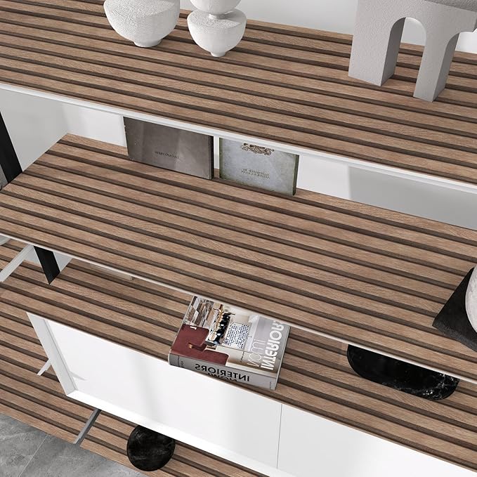 Yun-aeon Natural Wood Peel and Stick Wallpaper Wood Slats - 17.3