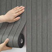 Thick Wood Slat Wall Panels, Modern 3D Peel and Stick, 15.75