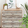 Yun-aeon Natural Wood-Grey Wood Contact Paper Peel and Stick Wallpaper 17.3
