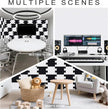WoveN SounD Brick Acoustic Wall Panels Seamless Visual, High Density, Sound Proof Wall Decor, Noise Blocker Felt Wall Tiles for Home, Studio, Office & Focus Zones (White), 16x12x0.4 Inch