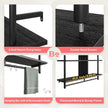 Bestier Kitchen Shelves Wall Mounted Floating Pipe Shelving 3 Tier 41.5