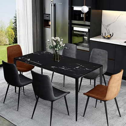 practicalWs 17.71" x 78.7" Marble Contact Paper Black/White Peel and Stick Wallpaper Thicken Self Adhesive Black Wallpaper for Countertops Cabinets Decorative Easy to Remove Upgrade