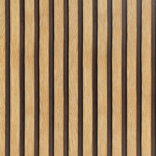 Arthome 17''x240'' Wood Slat Wallpaper Peel and Stick Self Adhesive Wood Wallpaper PVC Vinyl Decorative Removable Wallpaper Waterproof Faux Wood Grating Stripe Contact Paper for Living Room Bedroom