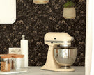 FLFK Peel and Stick Wallpaper Black Gothic Wall Paper for Bedroom Kitchen Apartment Decor 16