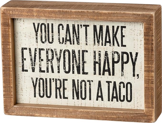 Primitives by Kathy Rustic Farmhouse Decor - Inspirational Wall Art, Wooden Table/Shelf Decor, Boho Kitchen Accessories 5”x7”