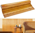 Natural Bamboo Wall Panel for Interior Wall Decor 46 X 96 in Pole Wrap Wainscoting Wood Paneling for Living Room Kitchen Bedroom Office Bar