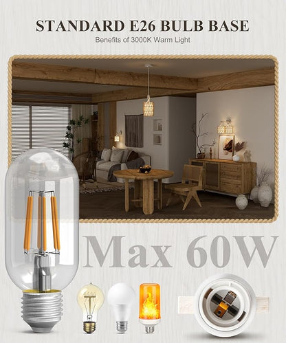 N12-3 Two-Lights Boho Rattan Wall Sconce - Vanity Lights Fixtures for Mirror, Cross-Woven Shade & Hardwired Wall Lamp with Woodgrain Metal Frame, E26 Bulb Base