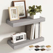 16 Inch Floating Shelves for Wall 2 Pack, 16