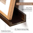 Picture Ledge Shelf, Floating Shelves Set of 2, 36 Inches Solid Wood Nursery Book Shelves for Toys Storage, Kids Bookshelf Wall Mounted for Living Room Bedroom Decor Books Photo Frames, Walnut