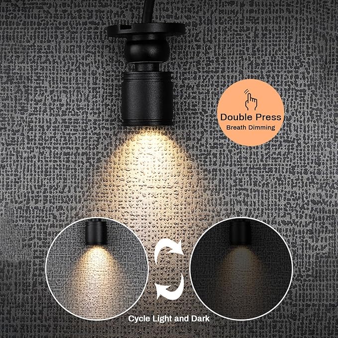 5V Dimmable LED Mini Spot Light with 6.6ft Cable, Jewelry/Indoor Picture/Art/Model Display Lights, USB Powered Spotlight for Jewelry Cabinets, Entryways, Tables Shelves (Natural Light 4000K, 4 Pack)