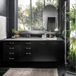 CRE8TIVE Black Wallpaper Peel and Stick Modern 24