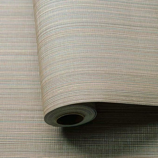 20.8" x 393.7" Grasscloth Peel and Stick Wallpaper