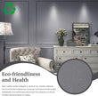 Dimoon 17.7''x236'' Peel and Stick Wallpaper Grey Contact Paper for New Environmentally Friendly Materials Thickening Upgrade Embossed Renter Friendly Gray Wall Paper Modern Vinyl Countertop Bedroom
