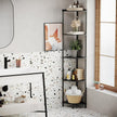SUNMORY 5 Tier Corner Shelf Stand, Industrial 65