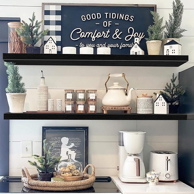 QEEIG Floating Shelves for Wall 47.2