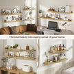16 Inch Floating Shelves for Wall 2 Pack, 16