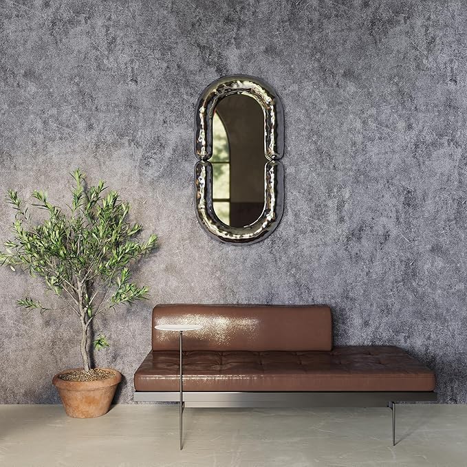 31"×591" Large Size Big Roll Wide Thick Glossy Dark Blue Grey Concrete Wallpaper Peel and Stick Waterproof Gray Concrete Contact Paper Vinyl Adhesive Cement Stickers for Bedroom Bathroom Walls