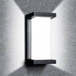 Wrasse Porch Lights Outdoor Waterproof 2000LM 20W Modern Exterior Neutral White Lighting Fixtures 6500K Black Outdoor Light Wall Mount Sconce Wired for House/Garage Front Door Outside