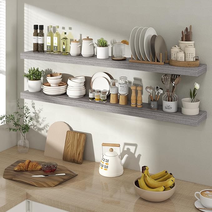 48 Inch Floating Shelves for Wall 2 Pack, 48