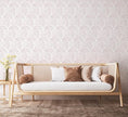 EeeComing Pink Peel and Stick Wallpaper Boho Wall Paper Peel and Stick Modern Contact Paper Self Adhesive Wallpaper for Bedroom and Bathroom Removable Cabinet Shelf Liner Vinyl 17.3”X197”