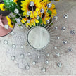 Uaussi 3 Pack Crystal Sunburst Wall Mirror Décor Rhinestone Mirrors Decorative Home Wall Art for Living Room Bedroom Entryway(Crystals Silver)