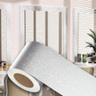 Peel and Stick Wallpaper Borders 390” x 4” Self Adhesive Mirror Frame Border Glitter DIY for Kitchen Bathroom Mirror Removal Border Sticker Wall Decor Cover 10.8 Sq.Ft, Sliver Glitter