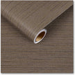 CRE8TIVE Dark Brown Grasscloth Peel and Stick Wallpaper Textured Grass Cloth Contact Paper for Cabinets Self Adhesive Removable Linen Fabric Contact Paper Brown Wallpaper for Bedroom Bathroom 12