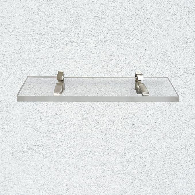 Clear Acrylic Shelves for Wall Storage, 6