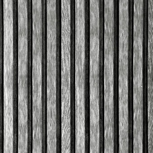 Yun-aeon Natural Wood Peel and Stick Wallpaper Grey Wood Slats - 17.3"x 1200" Self-Adhesive Waterproof Vinyl Removable Wall Paper for Wall Decor Bedroom