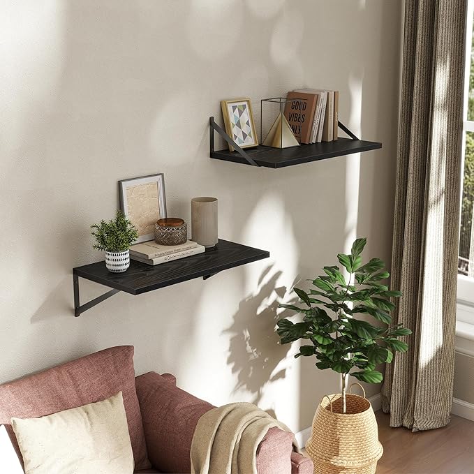 Deep Floating Shelves Wall Mounted, 24