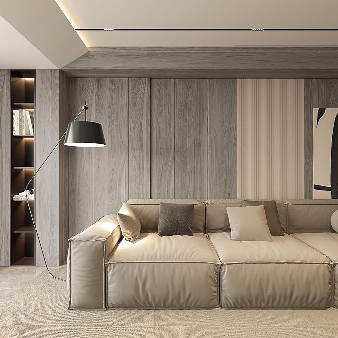 Light Wood Contact Paper Oak Contact Paper for Countertops Grey Faux Wood Wallpaper Peel and Stick Cabinet Covering 16