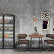 TOTIO Extra Wide Concrete Peel Stick Wallpaper Grey 3D Cement Look Contact Paper 32x78inch Matte Thicken Adhesive Waterproof DIY Vinyl Wrap for Apartment Office Retro Industrial Style Misty Gray