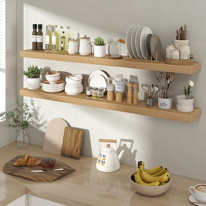 48 Inch Floating Shelves for Wall 2 Pack, 48
