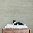 JiffDiff Grasscloth Wallpaper Peel and Stick Cream Grassweave Peel & Stick Textured Wallpaper Self Adhesive Contact Paper 17.3