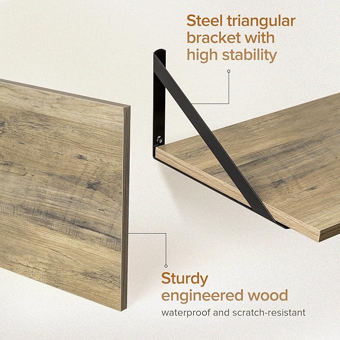Deep Floating Shelves Wall Mounted, 16