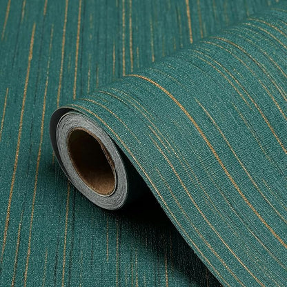 Teal Grasscloth Peel and Stick Wallpaper Texture Contact Paper A Set of 15.7" X 480" Self-Adhesive Linen Removable Wallpaper Cabinets Counter Top Liners